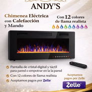 Pantalla de chimenea eléctrica para empotrar - Img 57742650