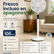Ventilador recargable Sankey 16” con control remoto para apagones - Img 55565506