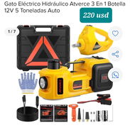 Gato hidráulico 3 en 1 (Gato hidráulico, Compresor de aire y Atornilladora) - Img 55886277