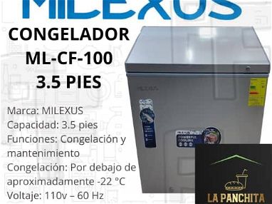 Neveras de 3.5 pies marca Milexus nueva - Img main-image-45718147