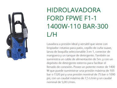 HIDROLAVADORA FORD - Img main-image
