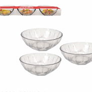 🍬✨ SET DE 3 DULCERAS DE CRISTAL – BLANCAS CON DISEÑOS, PARA POSTRES Y FRUTAS – 4 500 CUP - Img 56816996