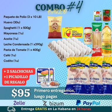 ‼️COMBOS ESTÁNDAR ‼️, a partir de $ 85 USD. - 4/10