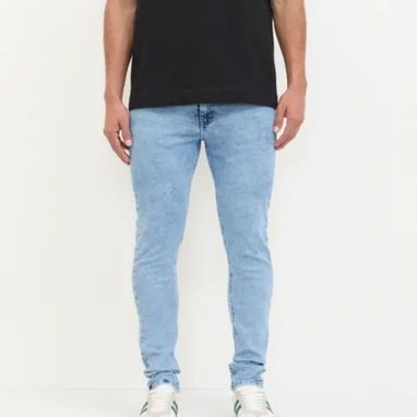 Pantalón jean skinny elastizado para hombre (Cuidado con el perro) - Img 113215743