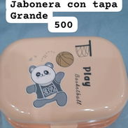 Jabonera grande con tapa - Img 55998255