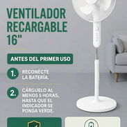 Ventilador Recargable de pedestal o pared MILEXUS 16" (cv) - Img 56570234