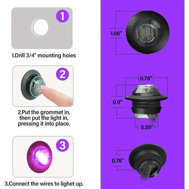 Leds redondos en dorado (son decorativos) - 7/7