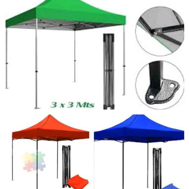 Cortinas, cortineros, alfombras, protector de colchón, set de baño, carpas plegables 3x3 metros. - Img 104494455