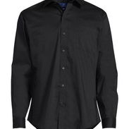 CAMISA NEGRA PARA HOMBRES GRANDES U OBESOS DE MANGAS LARGAS TALLA 3XL - Img 52794548