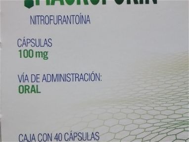 Nitrofurantoina, Macrofurin 100mg caja con 40 cápsulas - Img main-image