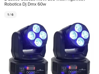 Se venden dos luces led robóticas - Img main-image
