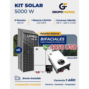 KIT SOLAR 5000 W Marca EKO con paneles solares/Fd - Img 54484793