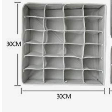 😍Organizadores de gavetas  ✅Medidas: 30 cm x 30 cm  🏷️$6 usd c/u - Colores: blanco, gris, beich. - Img 122431648