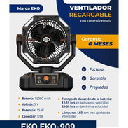 Ventilador recargable 16000 mAh - Img 55479170