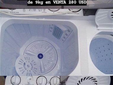 Vendo LAVADORA MILEXUS SEMIAUTOMÁTICA (9Kg) DE USO (2 veces) - Img main-image-45853700