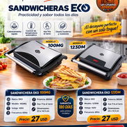 🥪 2 OFERTAS DE SANDWICHERA EKO 🥪 SANDWICHERA EKO 100MG Y 123DM. ENTREGA GRATIS CON FACTURA Y GARANTIA. 📲 54833699 - Img 56534194