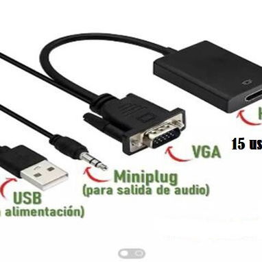 Adaptadores VGA-HDMI-DVI-RCA PRECIO EN LA FOTO - 5/5