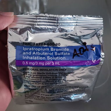 Albuterol y albuterol con ipratropium bromide - 3/4