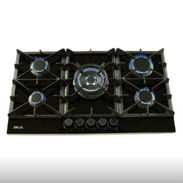 Cocinas DRIJA con cristal templado negras con magneto 5 quemadores - Img 55865419