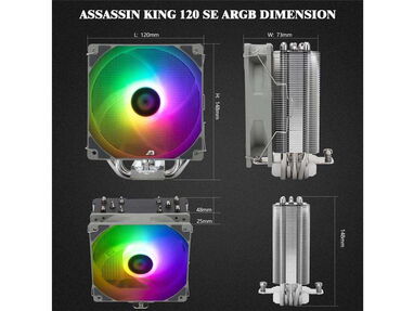 0km✅ Disipador Thermalright Assassin King 120 SE ARGB 📦 PWM ☎️56092006 - Img 60602304