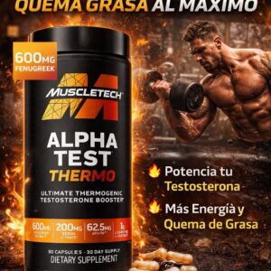 ALPHA TEST THERMO MUSCLETECH 90CAP-30SERV - Img 126322402
