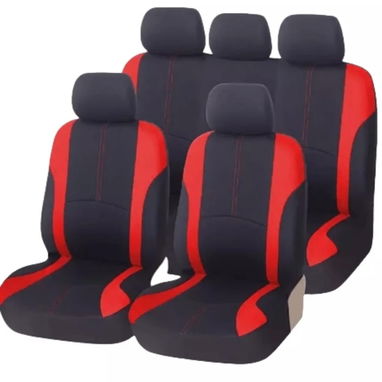 ¢¢-Forro de asientos de 8piezas negro-gris / negro-azul / negro-naranja / negro-rojo en 30usd ¢¢ - Img 105113386