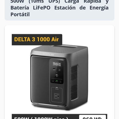 ECOFLOW DELTA3 CAPACIDAD 1024WH. LO MEJOR EN NUESTRA TIENDA/ TV Samsung - Img 125220188