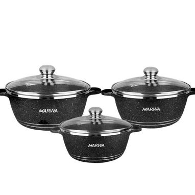 Set de cazuelas antihaderentes , sirven para todo tipo de cocina - Img 120446416