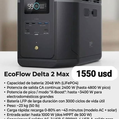ECOFLOWS DIFERENTES MODELOS A BUEN PRECIO - 4/4
