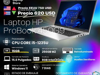 Laptop HP I5-11na /Laptop HP táctil/Laptop HP 16 Ram/ laptop Dell 12 GB video/Laptop RJ45 - Img 58855749