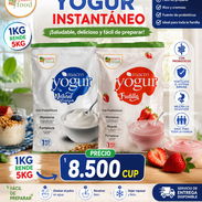 🥛 YOGUR MACRO FOOD 1KG⚖️  ✅️¡Rinde hasta 5KG de yogur preparado! 🍓 Natural y Frutilla 🦠 Con probióticos - Img 56689789