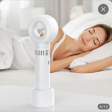 Ventilador portátil recargable sin aspas - Img 115683476