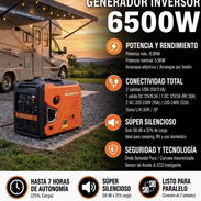 Planta Eléctrica Sigma Inverter Dual Fuel/ Potencia 6500w max (5500w nominal)/ 110 y 220 v/ Súper Silenciosa - Img 57022555