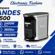 AMPACE ANDES 1500 1462WH 2400W PICO 3600W 820USD - Img 53877775