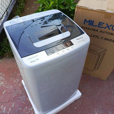 Lavadora Automática 7.5KG marca Milexus carga Superior Panel de Control Digital 110v Precio $250 USD Transporte Incluido - Img 112767449