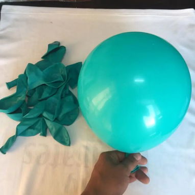 12 globos" Latex Blanco - 2/9