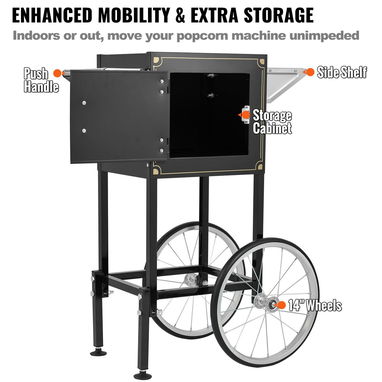 Carrito auxiliar + maquina de hacer Rositas de Maíz - Img 108738488