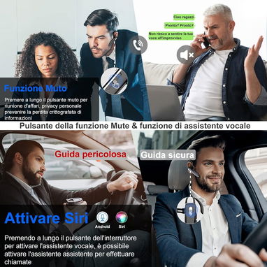 🦻​ AUDIFONOS MANOS LIBRES 🦻​ PARA CHOFER O TRABAJO 🦻​ ESTUCHE DE CARGA 🦻​ BLUETOOTH 5.1 🦻​ 5.887.2360 - Img 103646913