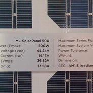 Panel Solar Milexus de 500w x unidad y x cantidad - Img 56845499