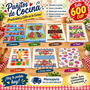 Pañitos para Cocina Diseños Alegres - Img 58162007