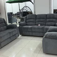 Juego de muebles reclinable con terciopelo - Img 54533887