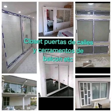 Se realizan trabajos de carpintería de aluminio - 4/9
