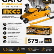 Gato Hidraulico de 2 toneladas con patin Marca Ingco - Img 56267742