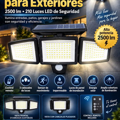 Juego de 2 lámparas solares para exteriores - 2/3