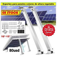 Soportes reclinable para paneles solares - Img 56063590