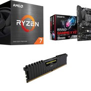 🎁 Kit AMD Ryzen 7 5700 + Gigabyte B550 Gaming X V2 + 8GB DDR4 Corsair ✅ New! + Transporte y Garantía - Img 55519614