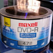 $1000 Discos de DVD MAXEL Nuevos en paquetes de 50. Sueltos en $20.Vedado.ver fotos - Img 45241882