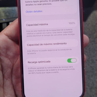 iPhone 14 libre de fabrica y sim fisica, 128gb y batería en 100 - 2/4