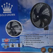 Ventilador de pared gold crown - Img 55206494