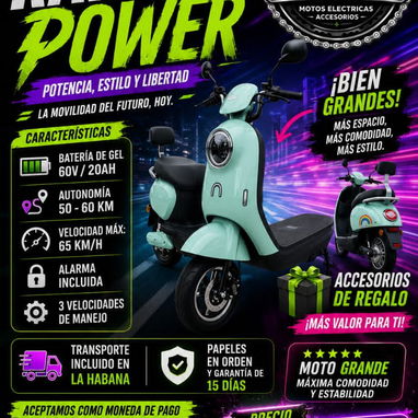 Moto, bicimoto y triciclo y mucho más MOTO DE COMBUSTIÓN, ELÉCTRICA, TRICICLO Y AUTOS.  Wa.me/53307798 Puede añadir a fa - 2/5